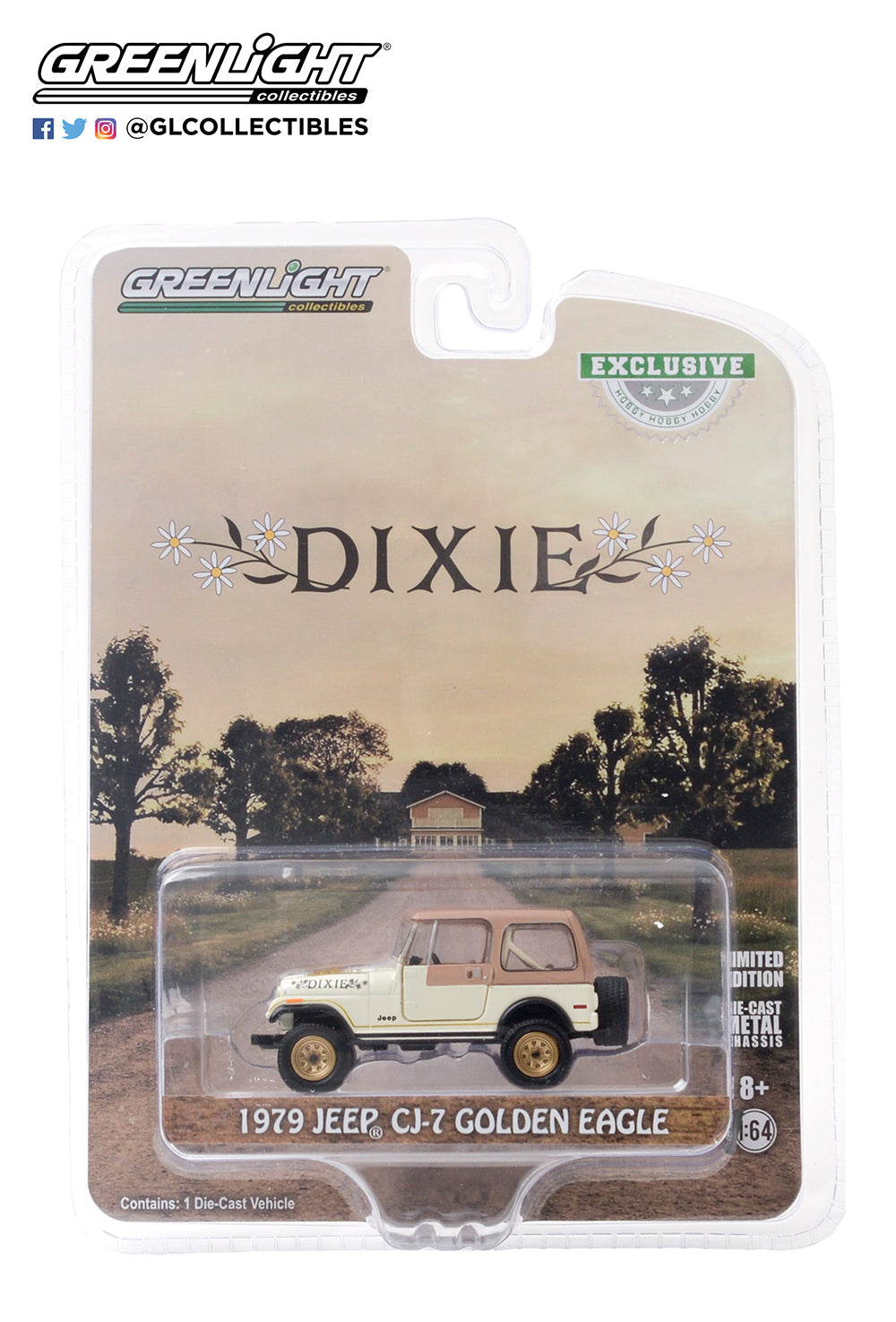 1:64 1979 Jeep CJ-7 Golden Eagle "Dixie"