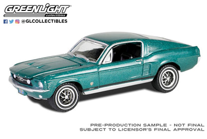 1:64 1967 Ford Mustang GT Fastback High Country Special – Timberline Green Discontinued by manufacturer — final inventory!