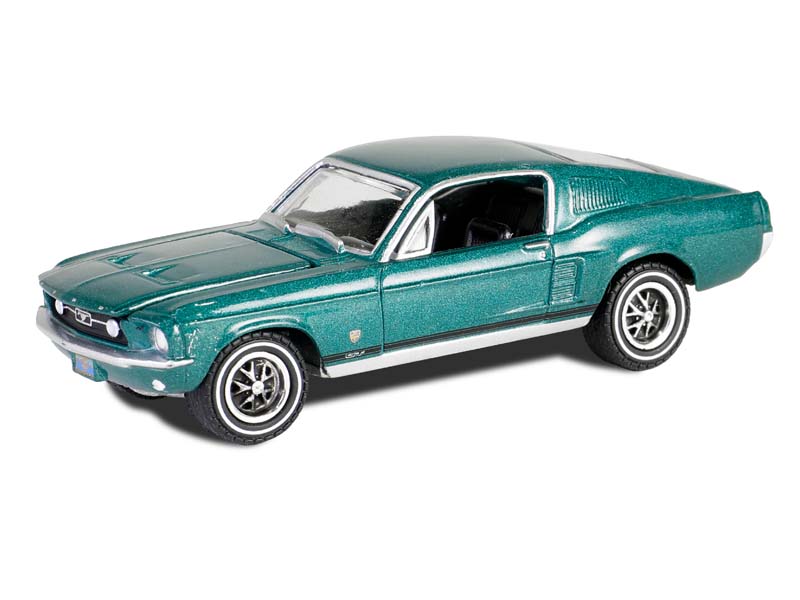 1:64 1967 Ford Mustang GT Fastback High Country Special – Timberline Green Discontinued by manufacturer — final inventory!