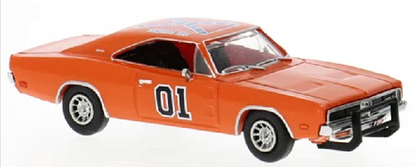 1:87 (HO Scale) GENERAL LEE 1969 Dodge Charger Brekina PREORDER AUGUST 2026
