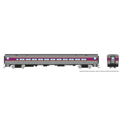 Rapido HO Comet Car MBTA Commuter Rail 128545 As Delivered Coach #331