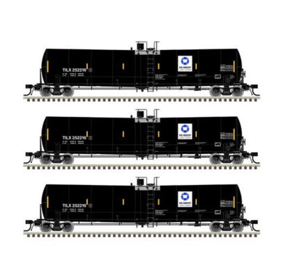 HO Scale Atlas 20006885 IOI Group TILX Trinity 25,500-Gallon Tank Car 3-pack