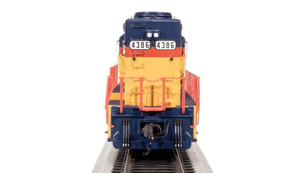 BROADWAY LIMITED 8886 HO EMD GP35 CSX 4386 Chessie w/ CSX Patch Paragon4 Sound