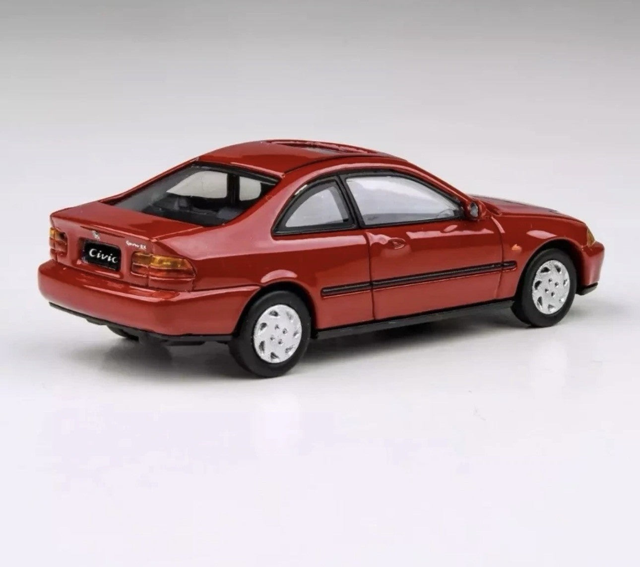 1/64 Honda Civic EJ1 Milano 1995 Red Diecast Model By Paragon PA-55764