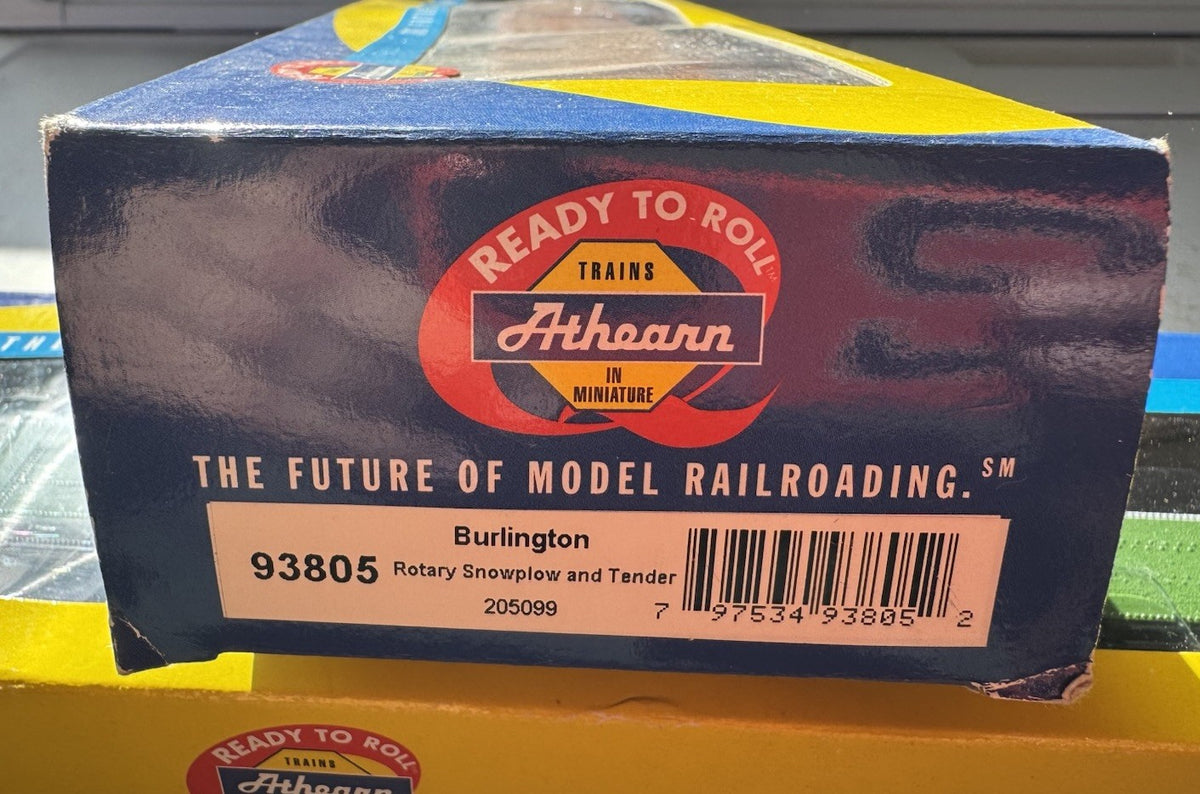 NEW Athearn 93805 Burlington #205099 PLOW HO SCALE TRAIN LOCOMOTIVE ENGINE