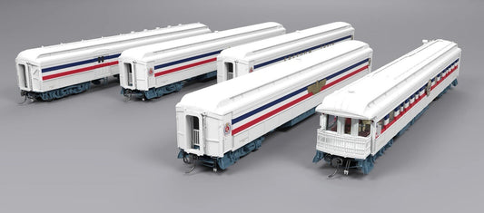 Broadway Ltd HO #9712 1947 Freedom Train Heavyweight 5-Car Passenger Set, 1947