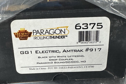 Broadway Limited HO 6375 GG1 Electric - Sound and DCC Amtrak #917 (black)