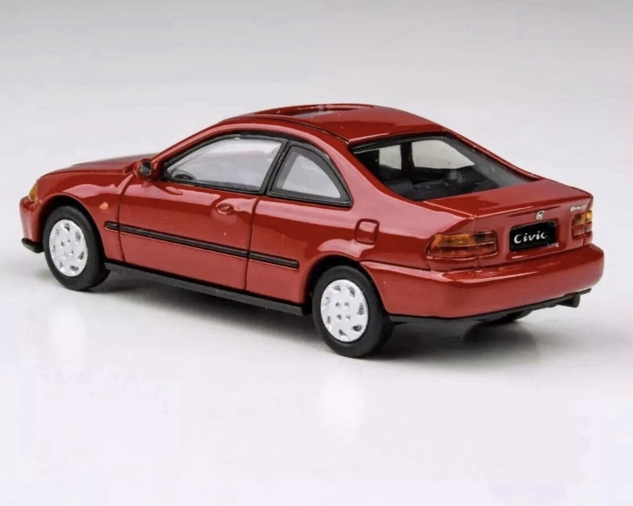 1/64 Honda Civic EJ1 Milano 1995 Red Diecast Model By Paragon PA-55764