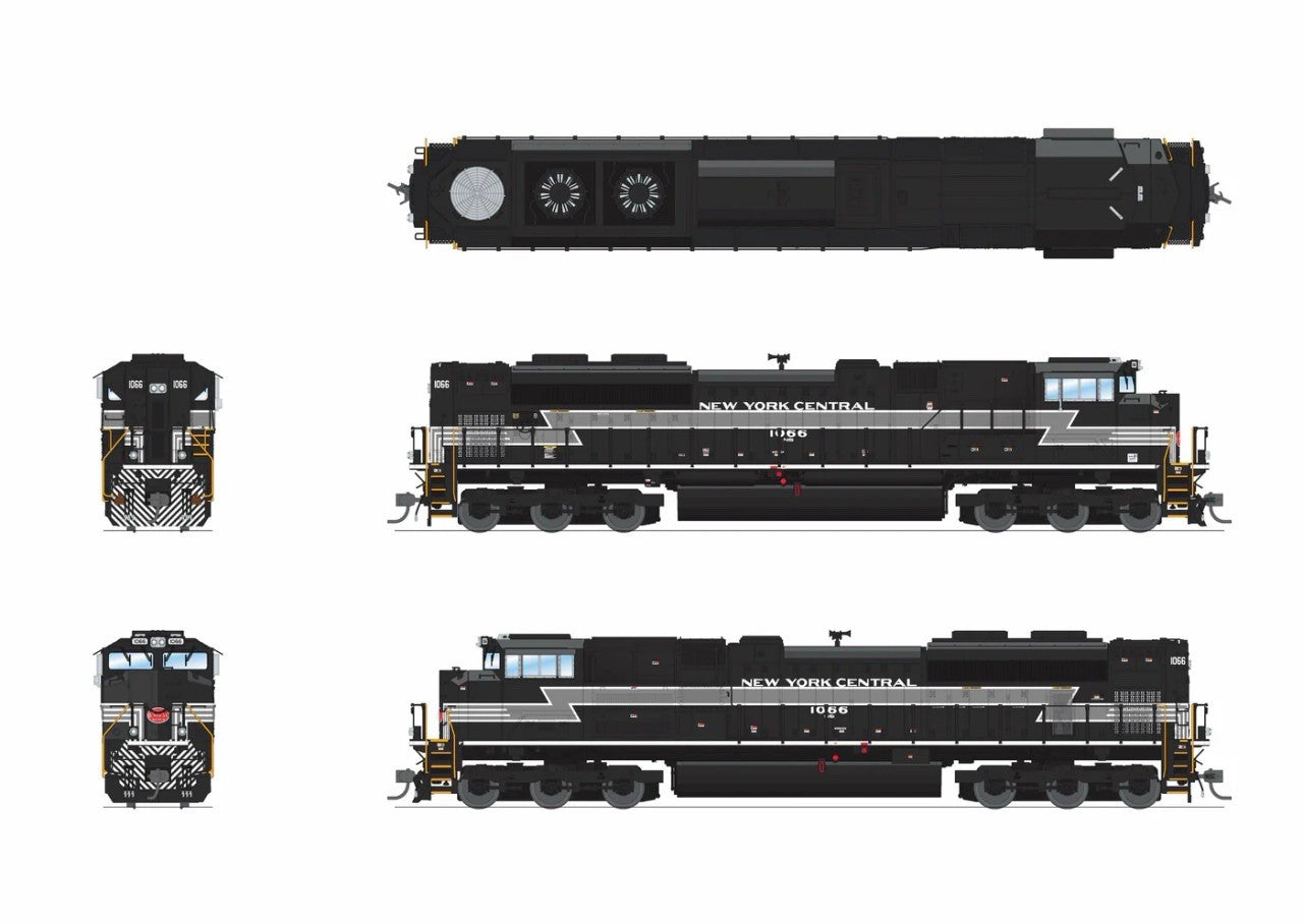 HO 9782 EMD SD70ACE NS 1066 NYC HERITAGE PAINT PARAGON4 SOUND/DC/DCC W/SMOKE