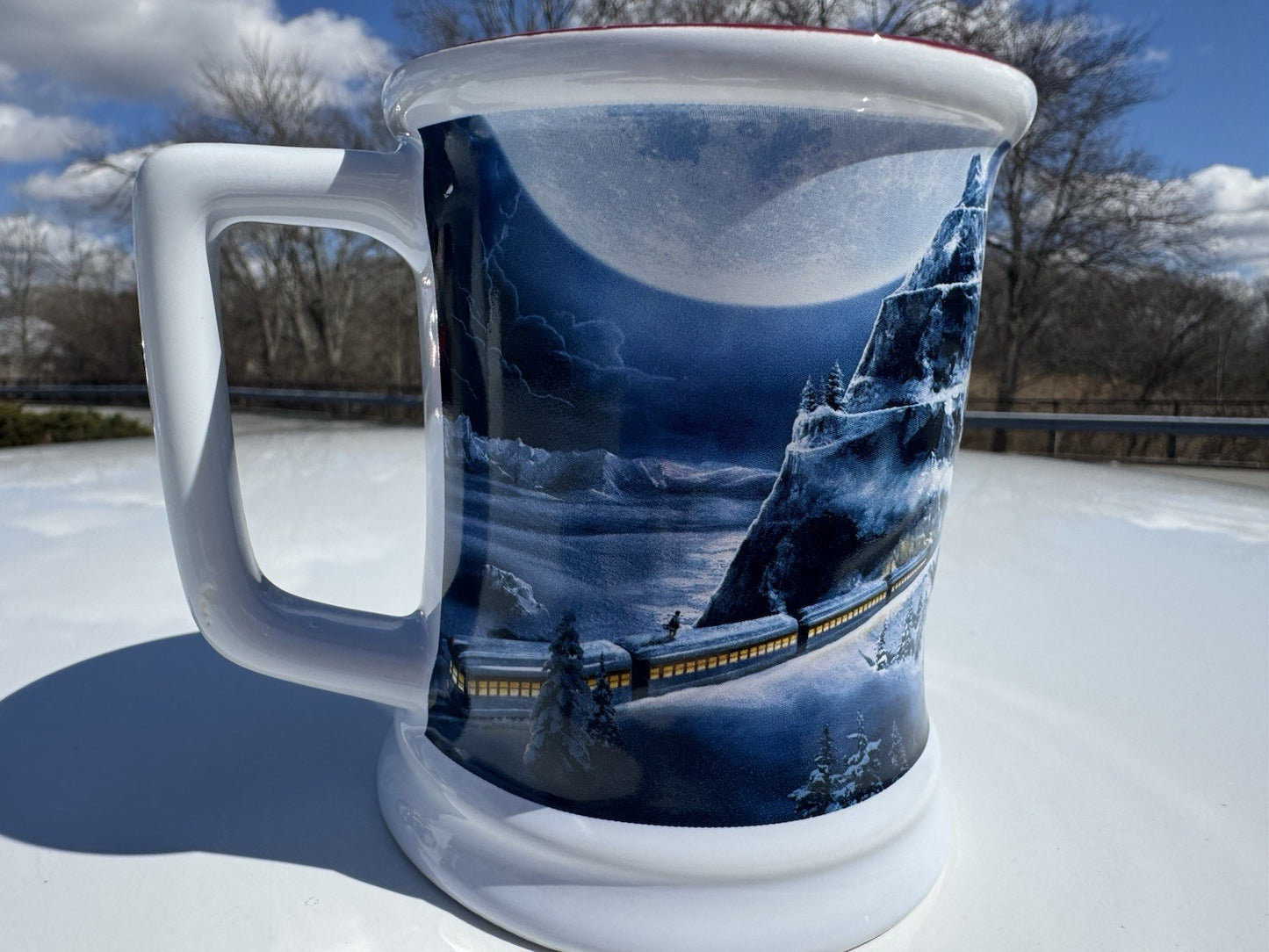 Polar Express Train Ride 20th Anniversary 3D Coffee Mug