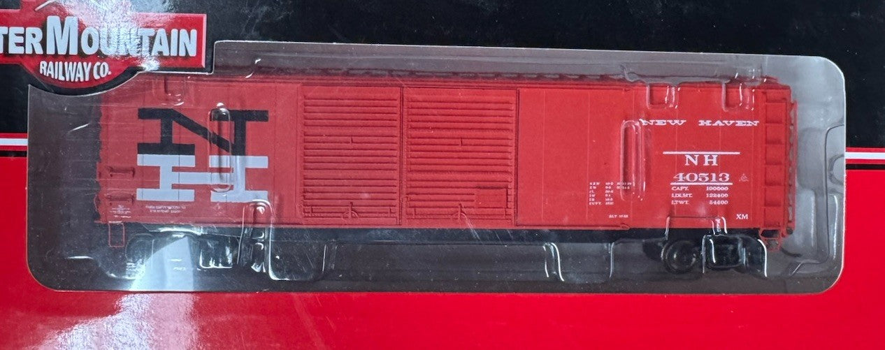 NEW HAVEN RR NEW 50' PS-1 DOUBLE DOOR BOX CAR 40513 By INTERMOUNTAIN RR 45611-23