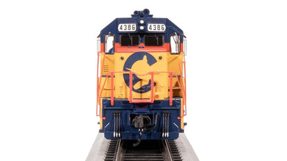BROADWAY LIMITED 8886 HO EMD GP35 CSX 4386 Chessie w/ CSX Patch Paragon4 Sound