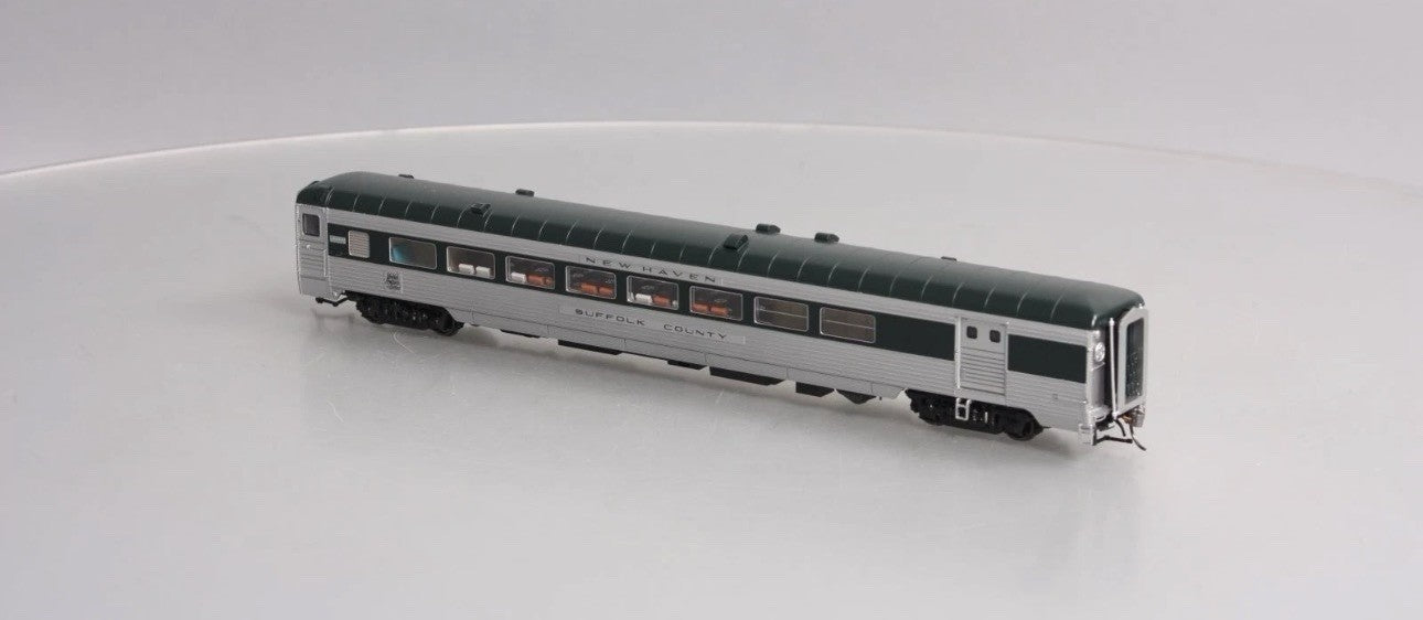 Rapido Trains 134001 HO New Haven "Suffolk County" PS County Car w/Baggage