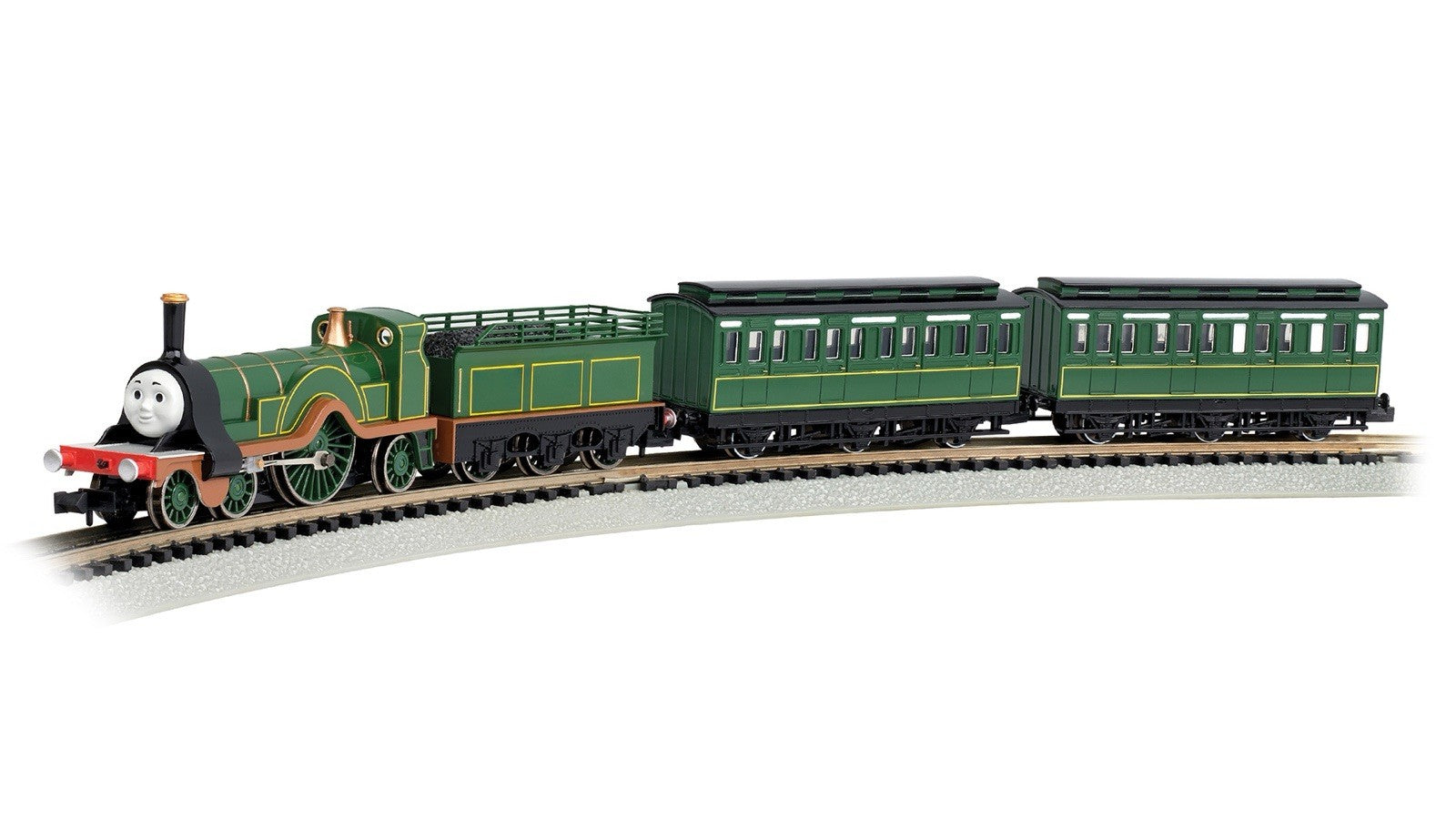 Bachmann N Scale Emily's Passenger Electric Train Set 24031 Thomas & Friends