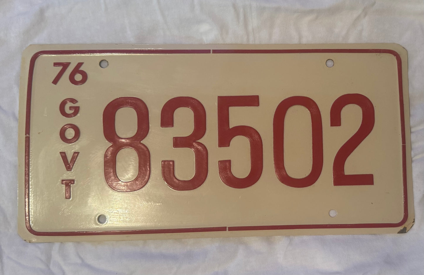 Screen Used Enos 83502 License Plate Raffle Ticket 5 ENTRIES
