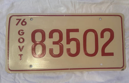 Screen Used Enos 83502 License Plate Raffle Ticket 5 ENTRIES