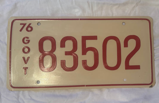 Screen Used Enos 83502 License Plate Raffle Ticket 5 ENTRIES