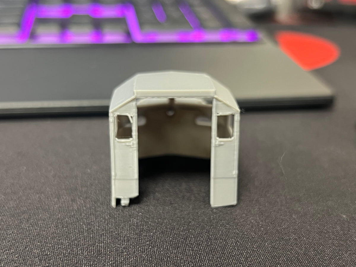 HO Scale MBTA GP40MC-2W Resin Cab