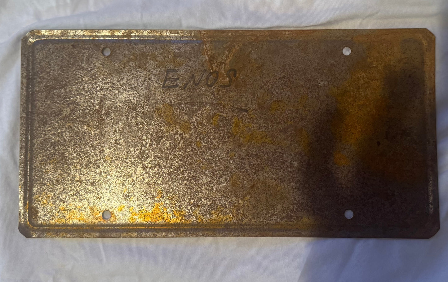 Screen Used Enos 83502 License Plate Raffle Ticket 5 ENTRIES