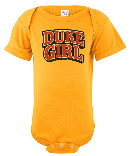 Duke Girl Rabbit Skins 4400 Infant Baby Rib Bodysuit