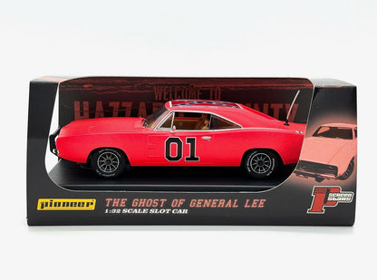 COY DUKE BYRON CHERRY AUTOGRAPHED 1:32 Scale General Lee "The Ghost of General Lee" Pioneer Slot Cars