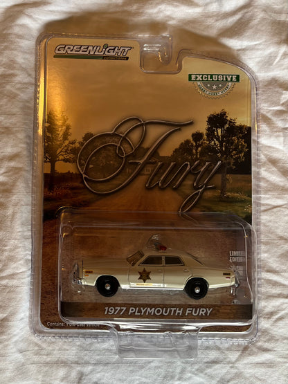 1:64 1977 Plymouth Fury - Hazzard County Sheriff (Hobby Exclusive) preorder
