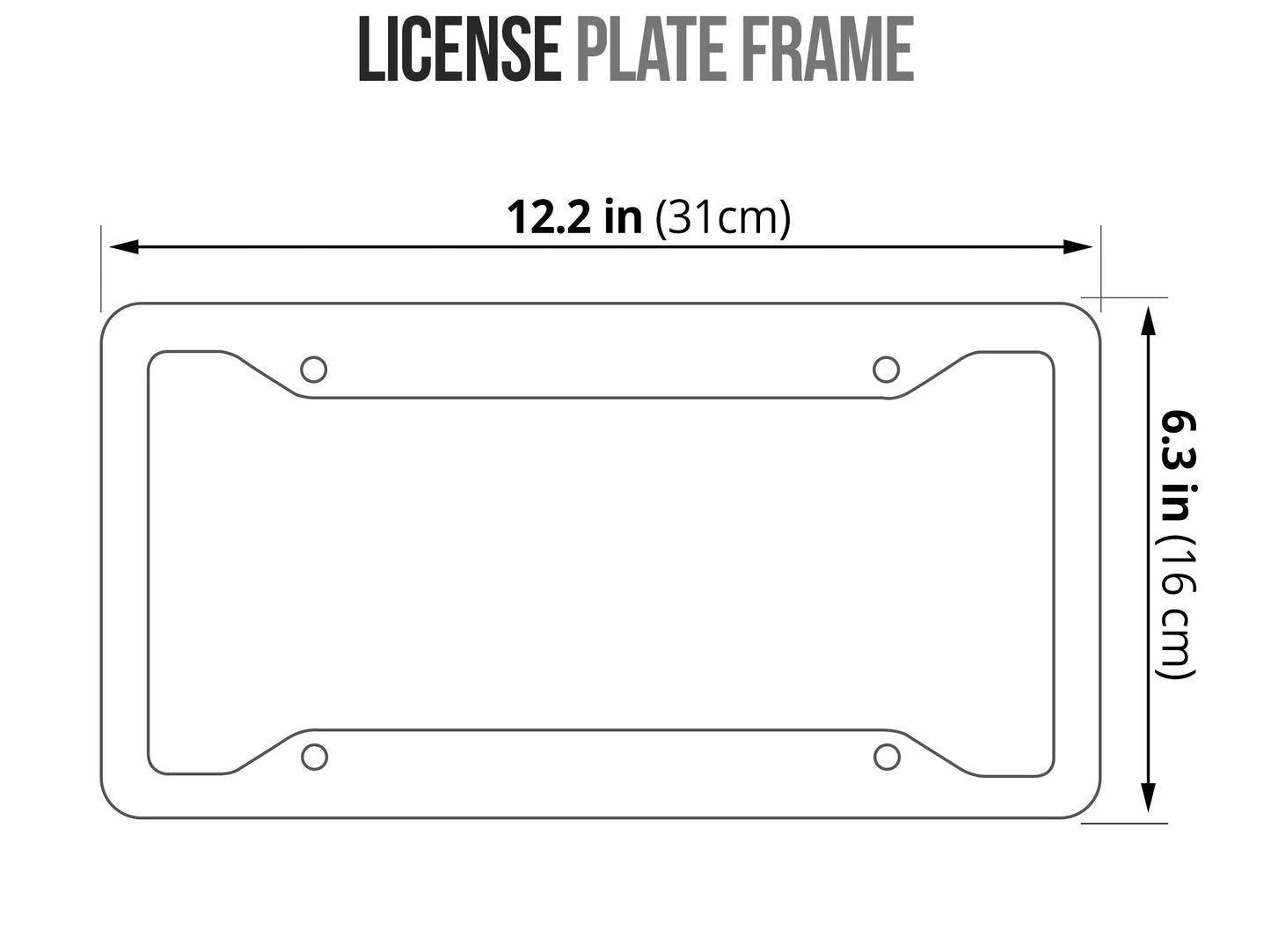 Dukes of Hazzard License Plate Holder