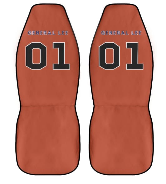 General Lee Seat Covers for Car/Truck Pair