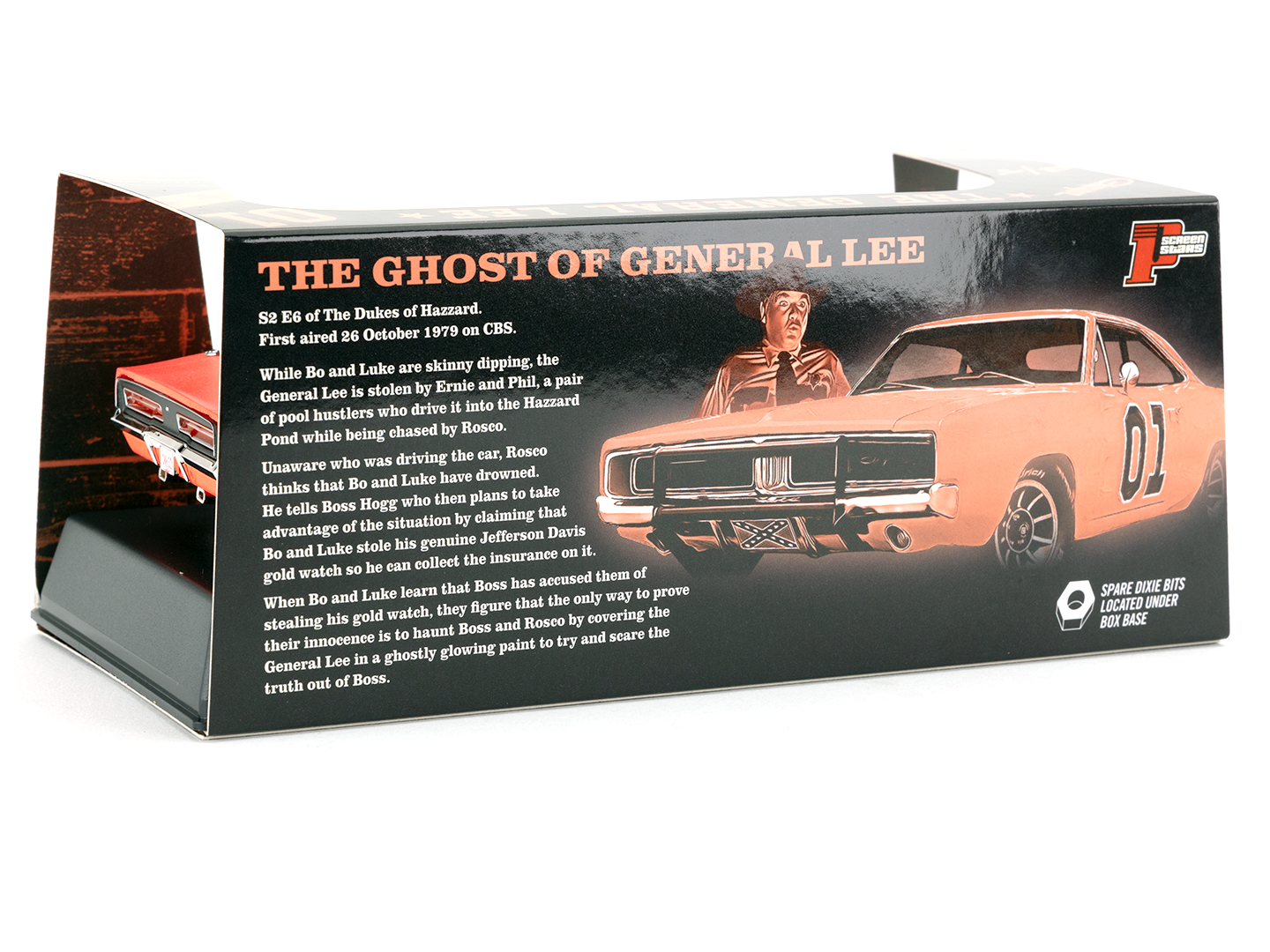 COY DUKE BYRON CHERRY AUTOGRAPHED 1:32 Scale General Lee "The Ghost of General Lee" Pioneer Slot Cars
