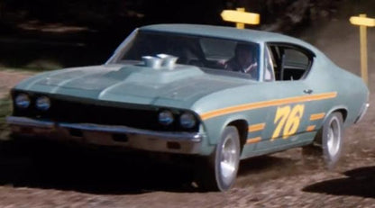 1:64 1968 Chevy Chevelle #76 Race Car New England Dukes Exclusive Greenlight