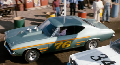 1:64 1968 Chevy Chevelle #76 Race Car New England Dukes Exclusive Greenlight