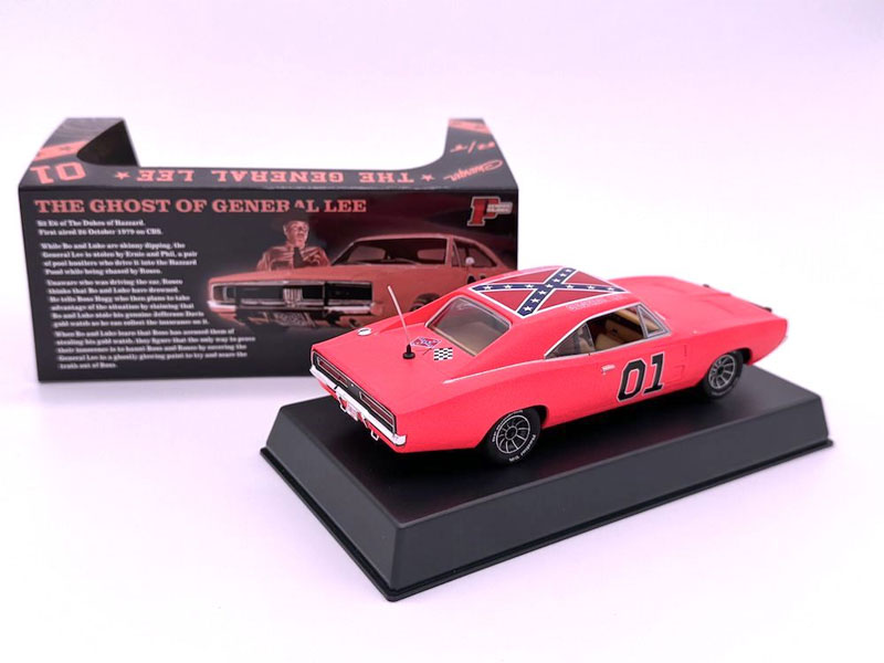 COY DUKE BYRON CHERRY AUTOGRAPHED 1:32 Scale General Lee "The Ghost of General Lee" Pioneer Slot Cars