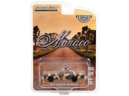 1:64 CAMOUFLAGE 1978 DODGE MONACO HAZZARD COUNTY SHERIFF Discontinued by manufacturer — final inventory!