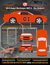 1:18 The General #01 - 2010 Dodge Challenger SRT 8 by ACME PREORDER