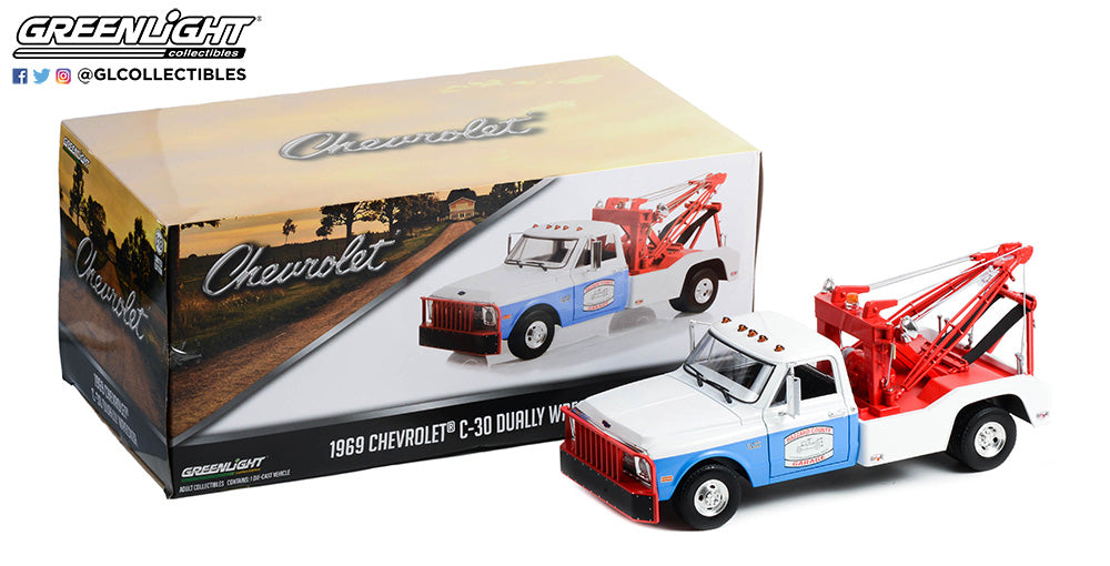 1:18 1969 Chevrolet C-30 Dually Wrecker Hazzard County Garage